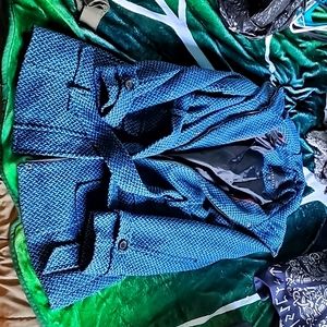 Blue heavy coat
